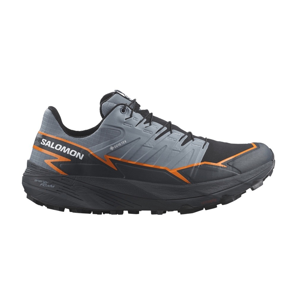 Salomon Ultra Glide 2 GTX Gore-Tex Trail Running Shoes Black Magnet Mens 9